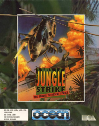 Jungle Strike Amiga US box art